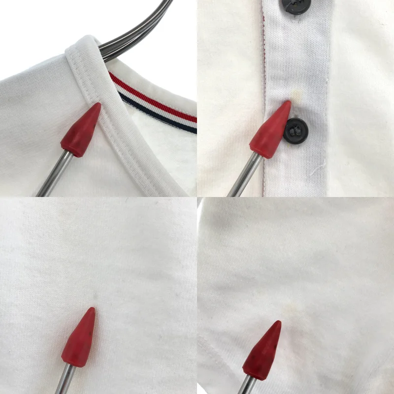 THOM BROWNE / トムブラウン | ヘンリーネック ラグランスリーブTシャツ | 0 | レディース