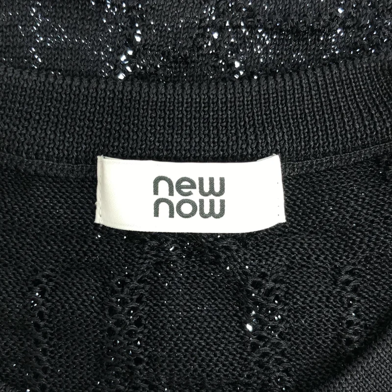 newnow / ニューナウ | Openwork Knit Tee ニット Tシャツ | M | レディース