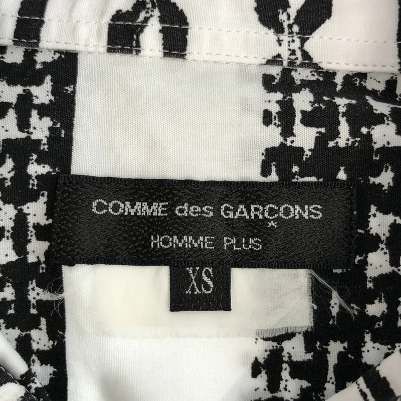 BLACK COMME des GARCONS / ブラックコムデギャルソン | 2009AW | コットン チェック 製品加工 シャツ | XS | メンズ