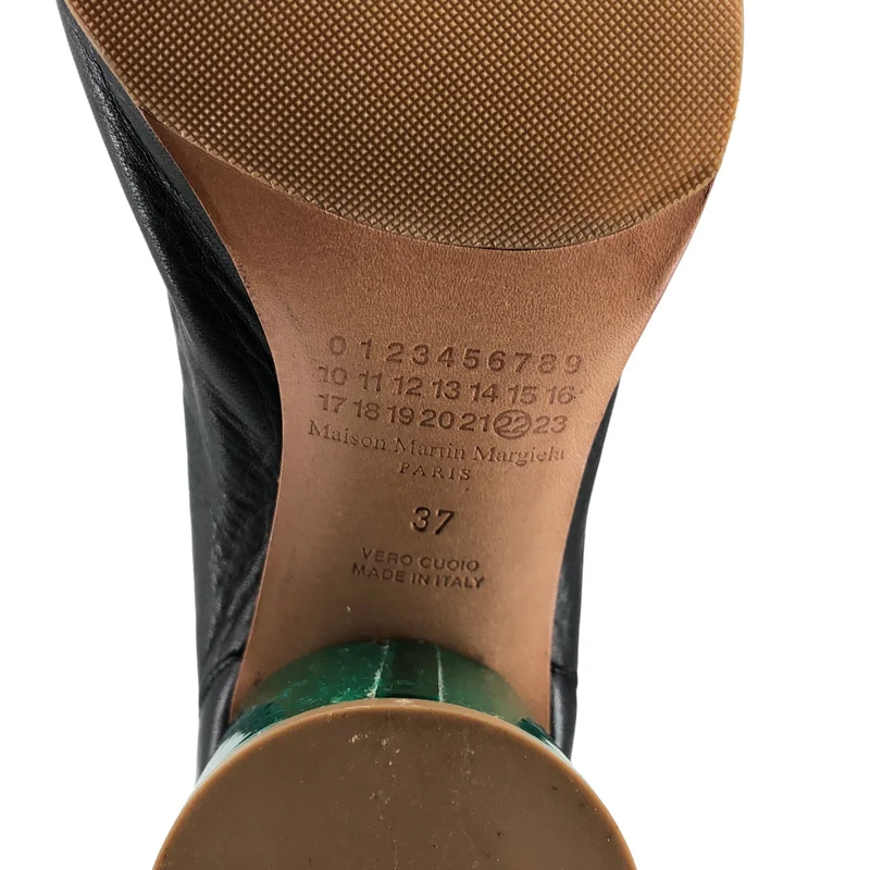 Maison Martin Margiela / メゾンマルタンマルジェラ | TABI タビ レザー アンクルブーツ | 37 | レディース