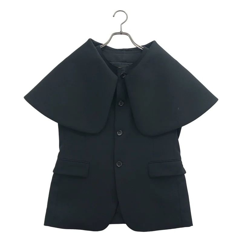 COMME des GARCONS / コムデギャルソン | 2017SS | ビッグカラー ノースリーブ ジャケット | M | レディース