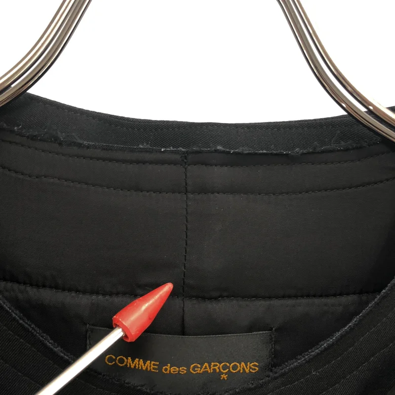 COMME des GARCONS / コムデギャルソン | 2017SS | ビッグカラー ノースリーブ ジャケット | M | レディース