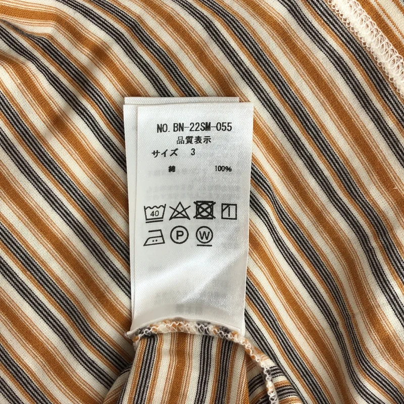 BATONER / バトナー | BORDER T-SHIRT Tシャツ_半袖 BN-22SM-055 | 3 | メンズ