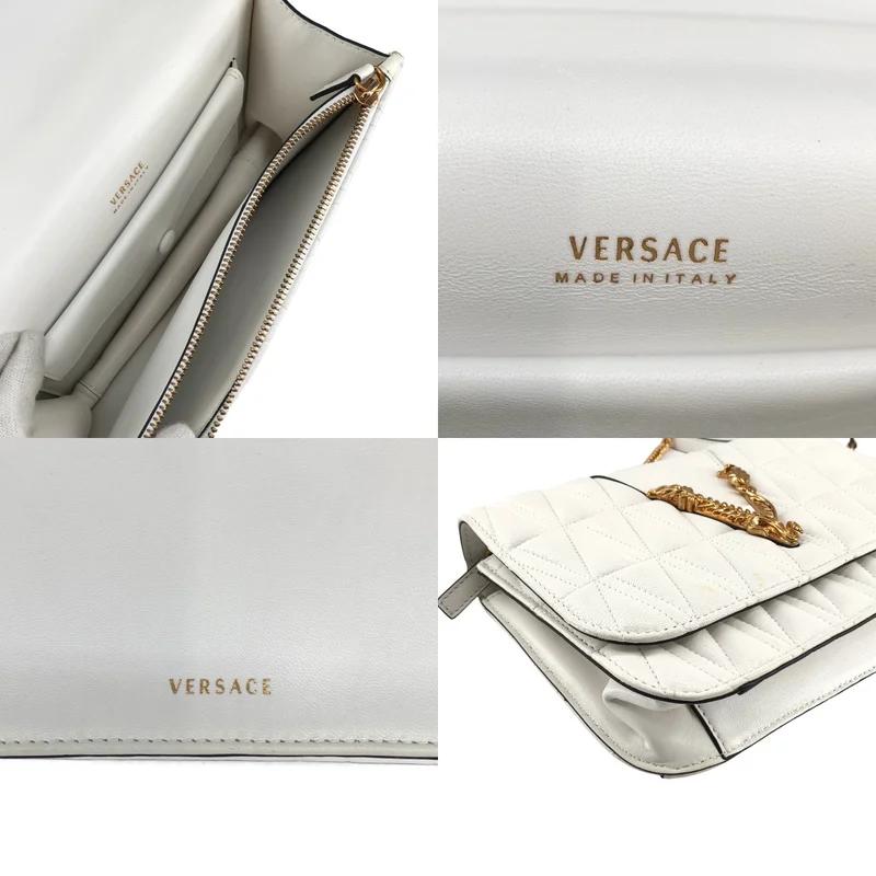VERSACE / ヴェルサーチ | Vロゴ キルティング ポシェット バッグ DBFG985 |