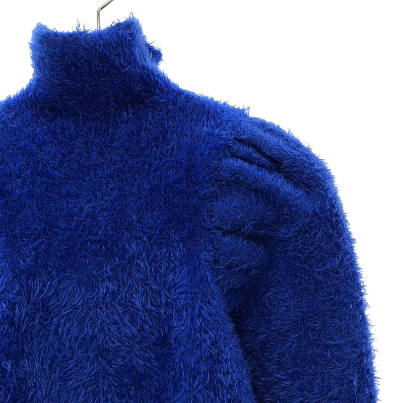 BALENCIAGA / バレンシアガ | 2020AW | ウール混 タートルネック シャギーニット | XS | レディース