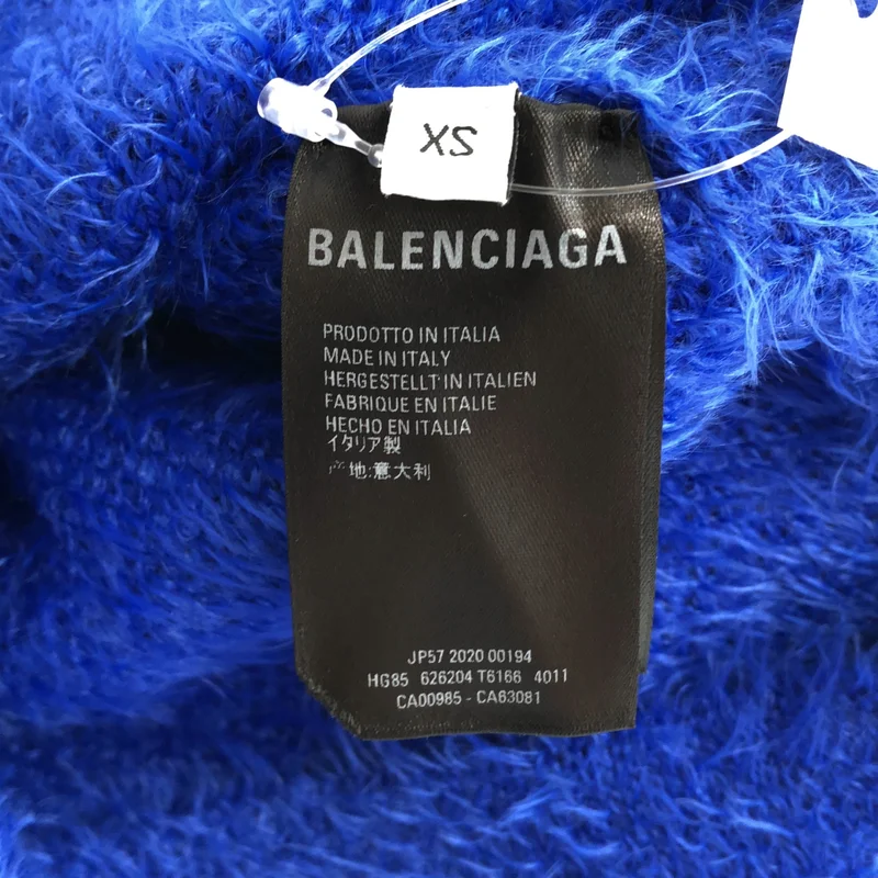 BALENCIAGA / バレンシアガ | 2020AW | ウール混 タートルネック シャギーニット | XS | レディース