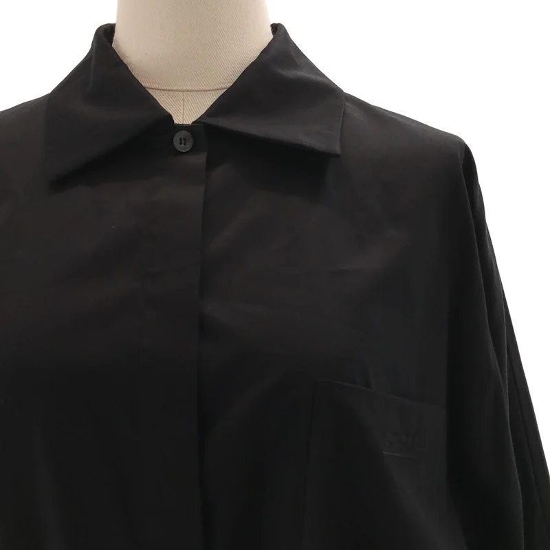 HERMES / エルメス | コットン混 シャツワンピース | 38 | レディース