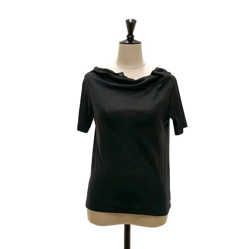 Yohji Yamamoto FEMME / ヨウジヤマモトファム | コットン 変形 Tシャツ | 3 | レディース