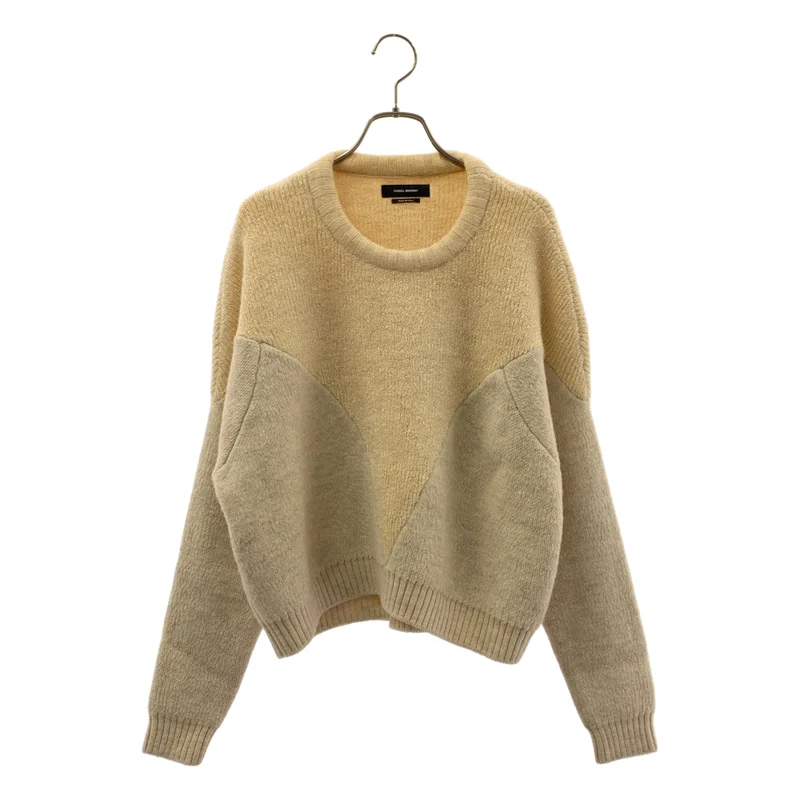 ISABEL MARANT / イザベルマラン | ウール 切替 プルオーバーニット | 36 | レディース