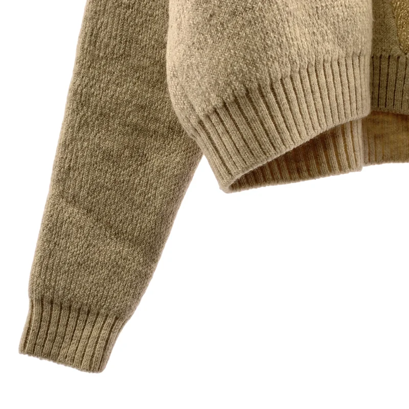 ISABEL MARANT / イザベルマラン | ウール 切替 プルオーバーニット | 36 | レディース