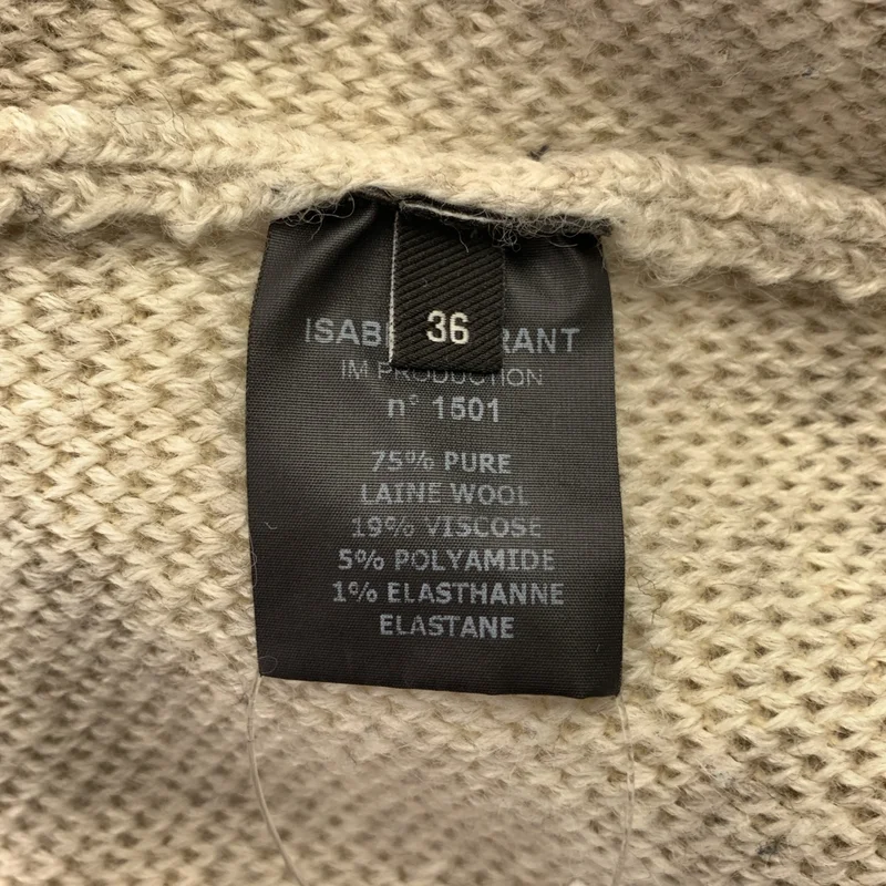 ISABEL MARANT / イザベルマラン | ウール 切替 プルオーバーニット | 36 | レディース