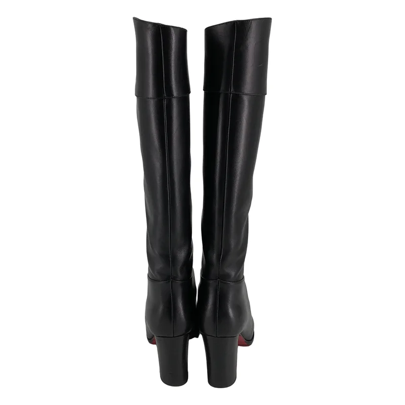 Christian Louboutin / クリスチャンルブタン | レザー ロングブーツ | 36 1/2 | レディース