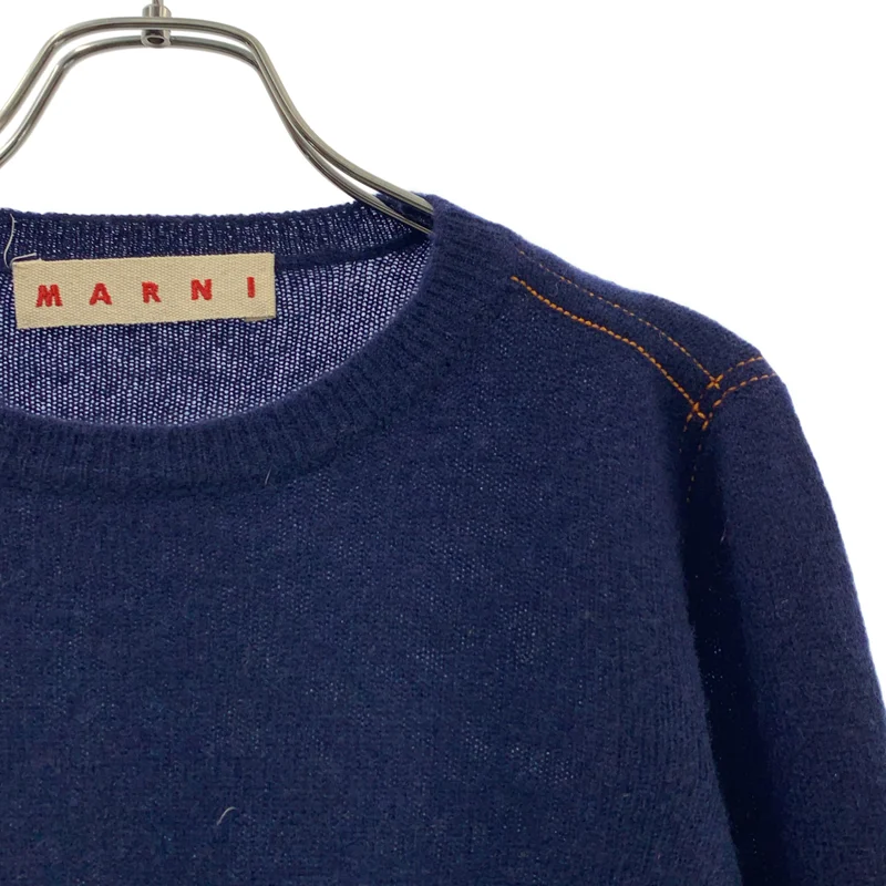 MARNI / マルニ | カシミヤ ステッチ プルオーバー ニット | 40 | レディース