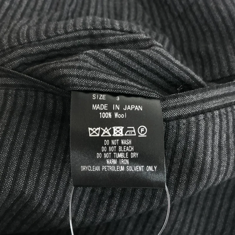 marka / マーカ | 2026SS | WIDE CYLINDER FIT EASY PANT -WOOL SEERSUCKER- / ウール シアサッカー ワイドシリンダー フィットイージーパンツ | 3 | メンズ