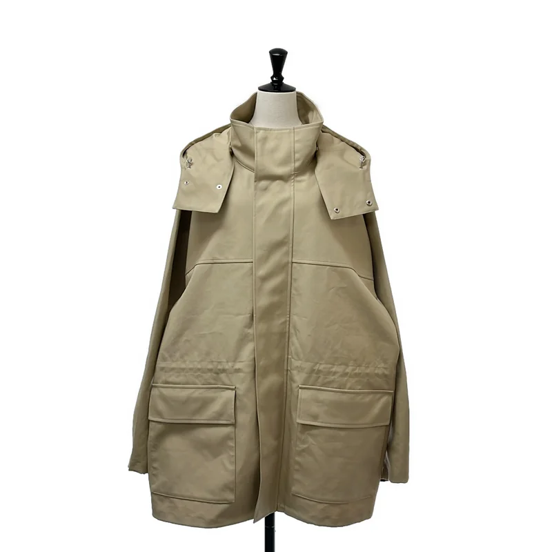 AURALEE / オーラリー | 2025AW | HIGH-DENSITY BONDED COTTON GABARDINE BLOUSON / オーバーシルエット ブルゾン ジャケット フーディ | 5 | メンズ