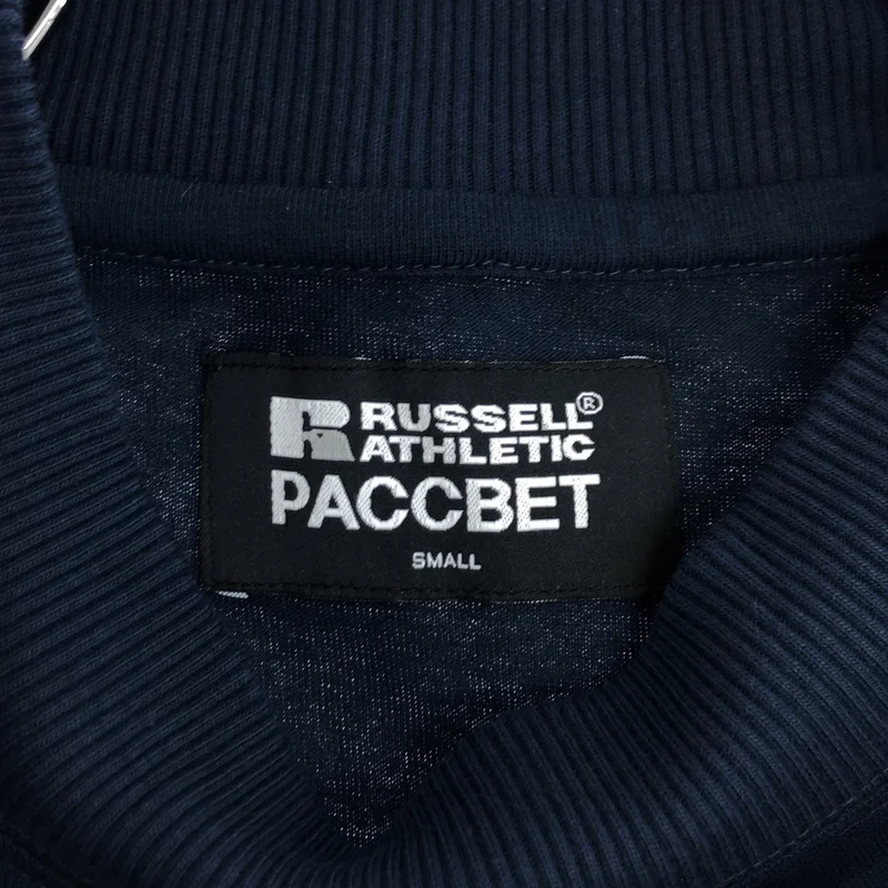 PACCBET / ラスベート | × RUSSELL ATHLETIC / ラッセルアスレティック / ロゴプリント Tシャツ | S | メンズ
