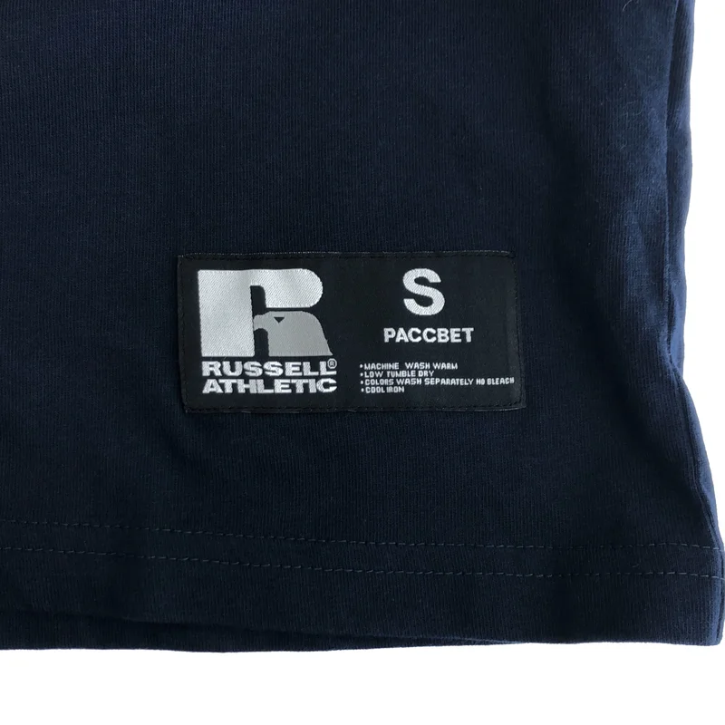 PACCBET / ラスベート | × RUSSELL ATHLETIC / ラッセルアスレティック / ロゴプリント Tシャツ | S | メンズ