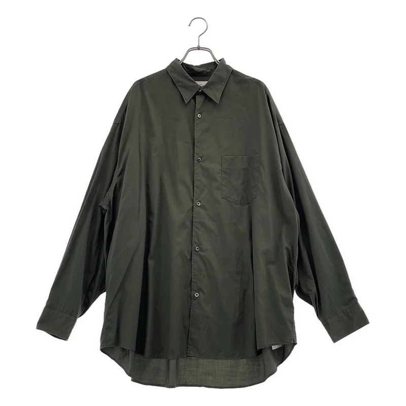 Graphpaper / グラフペーパー | 2025AW | Silicon Poplin Oversized Regular Collar Shirt オーバーサイズ レギュラーカラーシャツ | 1 | メンズ