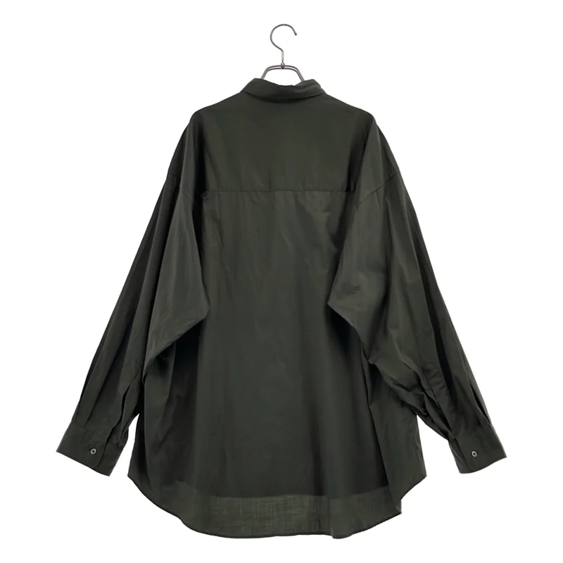 Graphpaper / グラフペーパー | 2025AW | Silicon Poplin Oversized Regular Collar Shirt オーバーサイズ レギュラーカラーシャツ | 1 | メンズ