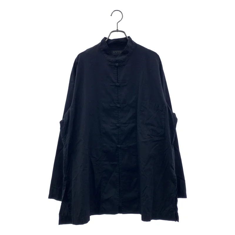 S'YTE YOHJI YAMAMOTO / サイトヨウジヤマモト | BROAD CHINA SHIRT / コットン ブロード チャイナシャツ | 3 | メンズ