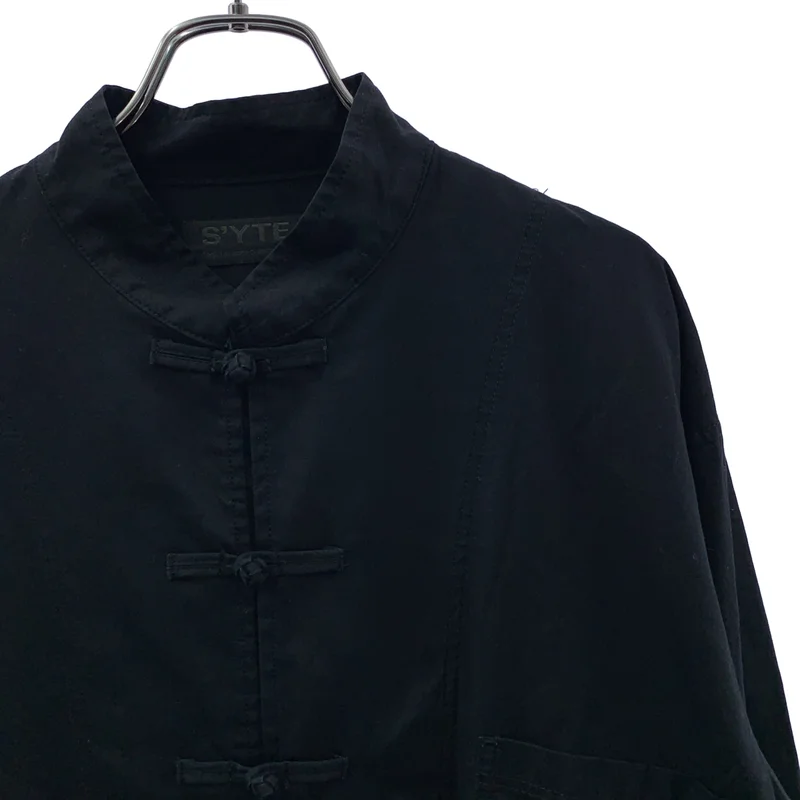 S'YTE YOHJI YAMAMOTO / サイトヨウジヤマモト | BROAD CHINA SHIRT / コットン ブロード チャイナシャツ | 3 | メンズ