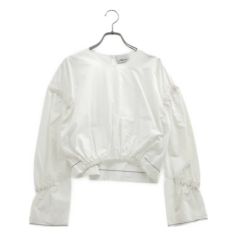 3.1 Phillip Lim / スリーワンフィリップリム | コットン ギャザー ブラウス | 0 | レディース