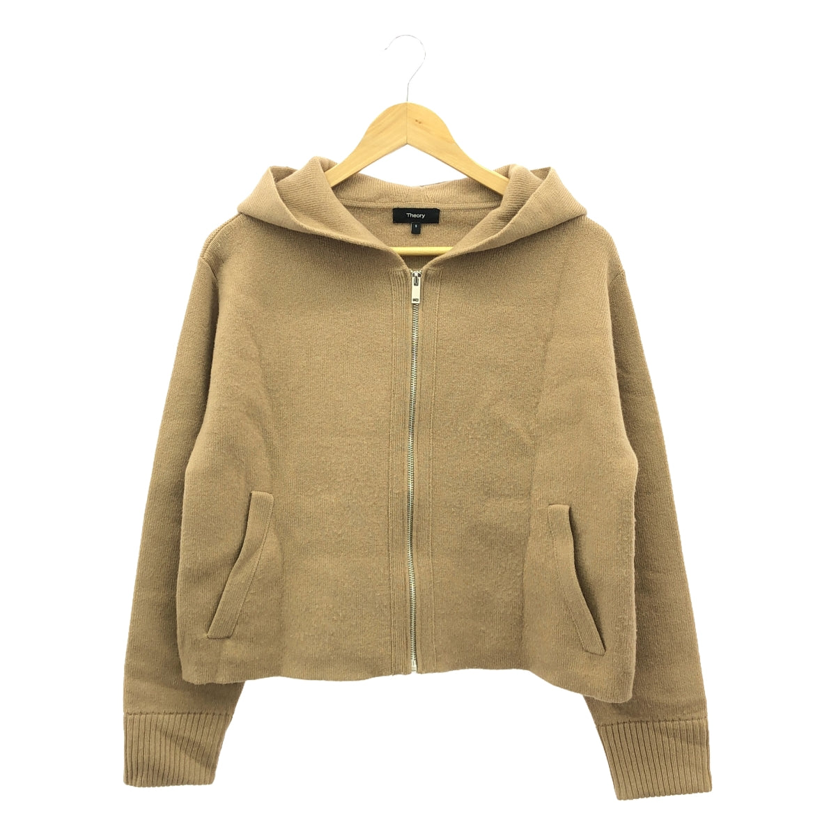 Theory - セオリー LANA CASH VARSITY HOODIE ニットパーカー theory / セオリー | LANA CASH VARSITY HOODIE ニット パーカ | S