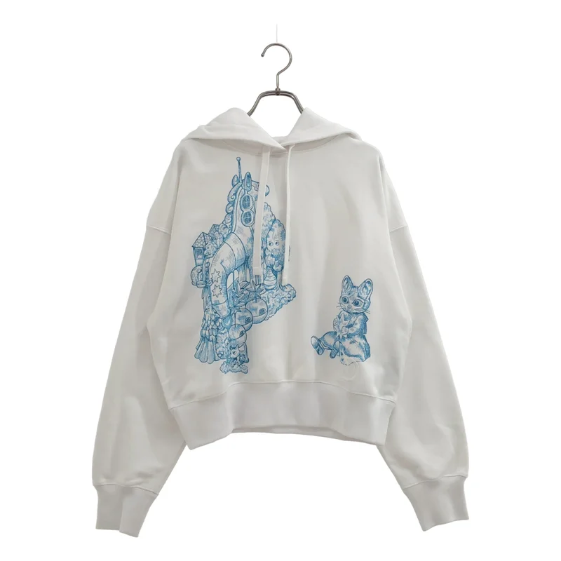 GUCCI / グッチ | ×  Higuchi Yuko / キャット インターロッキングG パーカートレーナー 853426 | XS | レディース