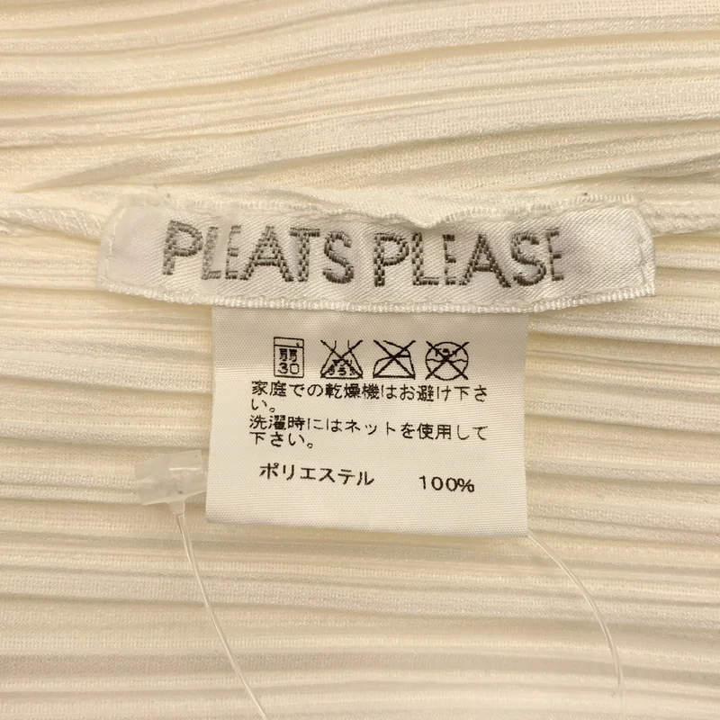PLEATS PLEASE ISSEY MIYAKE / プリーツプリーズイッセイミヤケ | ボタンレス ノーカラー カーディガン | 4 | レディース