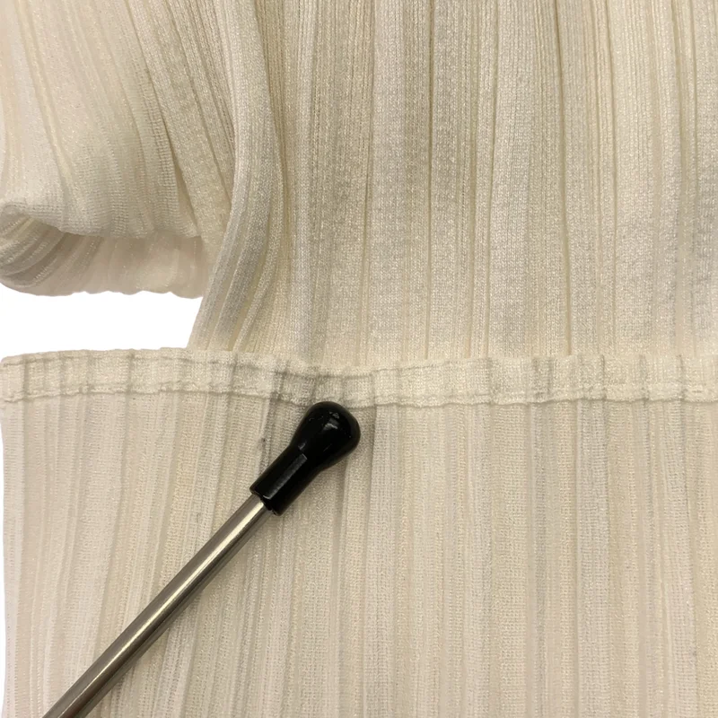 PLEATS PLEASE ISSEY MIYAKE / プリーツプリーズイッセイミヤケ | ボタンレス ノーカラー カーディガン | 4 | レディース