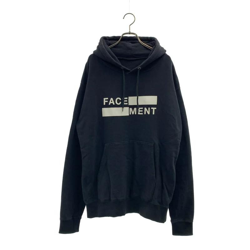 FACETASM / ファセッタズム | × FRAGMENT / フラグメント / ロゴプリント プルオーバーパーカー | M | メンズ