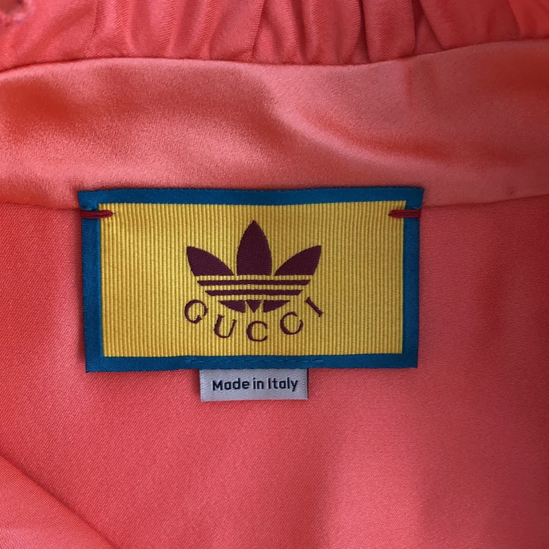 GUCCI / グッチ | 2023SS | × adidas / アディダス / シルク フリルカラー シャツワンピース | 40 | レディース