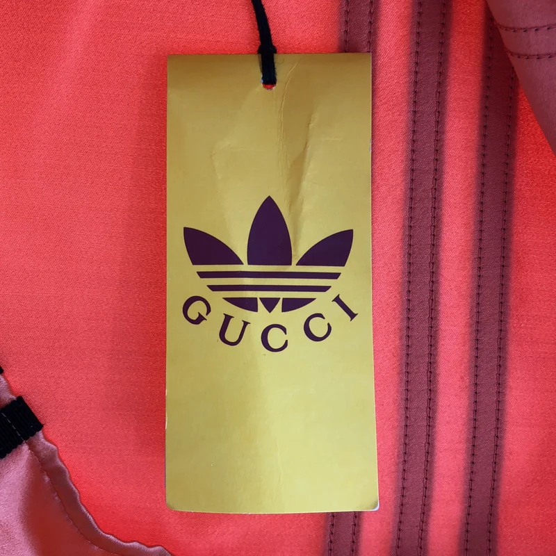 GUCCI / グッチ | 2023SS | × adidas / アディダス / シルク フリルカラー シャツワンピース | 40 | レディース