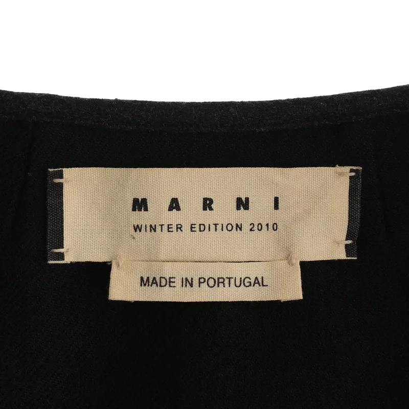 MARNI / マルニ | ウール パイピング ジップジャケット | 42 | レディース