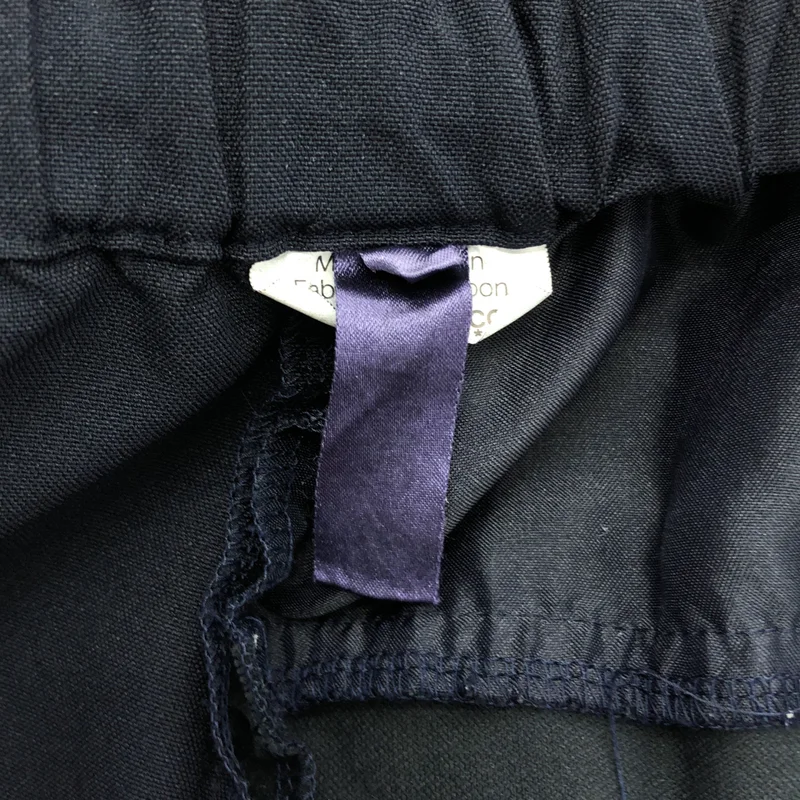 COMME des GARCONS / コムデギャルソン | 2011SS | ポリエステル 製品染め パッチワーク ドローストリング ワイド ショートパンツ | S | レディース
