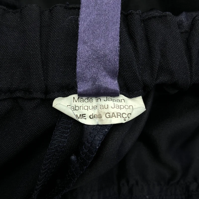 COMME des GARCONS / コムデギャルソン | 2011SS | ポリエステル 製品染め パッチワーク ドローストリング ワイド ショートパンツ | S | レディース