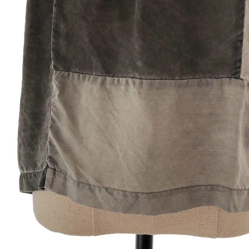 tricot COMME des GARCONS / トリココムデギャルソン | 2006SS | セットアップ / 異素材切替 パッチワーク ジャケット / ブラウス / リバーシブル スカート | S | レディース