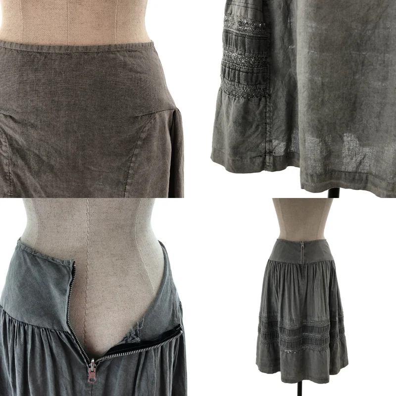 tricot COMME des GARCONS / トリココムデギャルソン | 2006SS | セットアップ / 異素材切替 パッチワーク ジャケット / ブラウス / リバーシブル スカート | S | レディース
