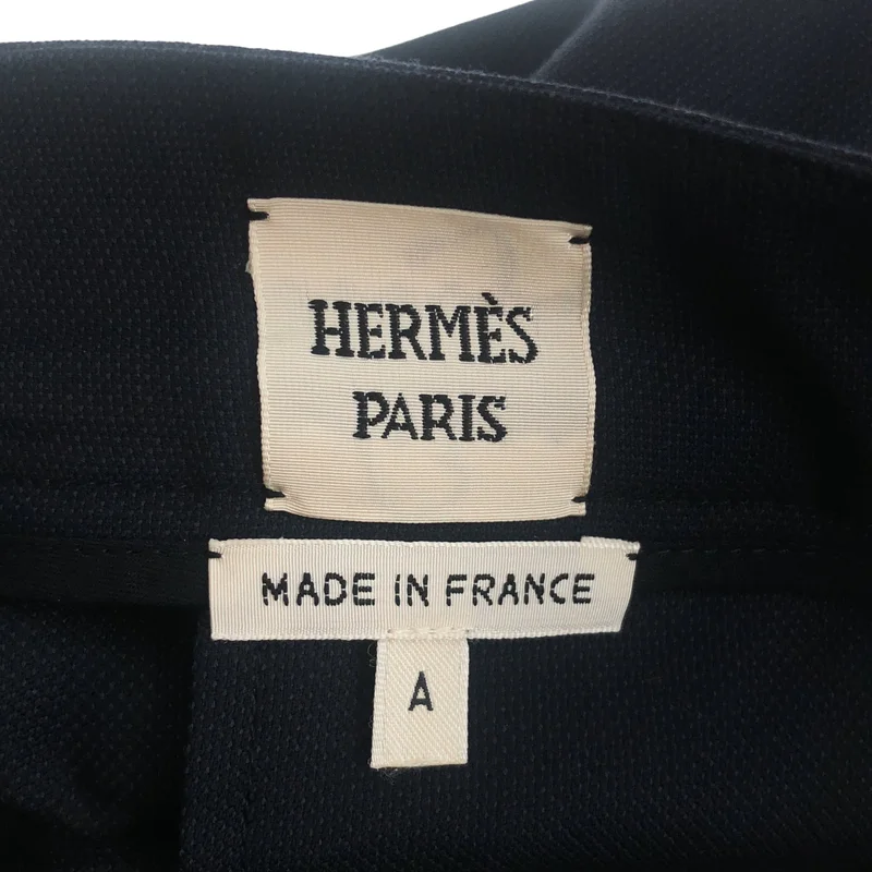 HERMES / エルメス | ウール シンチバック パンツ | 34 | レディース