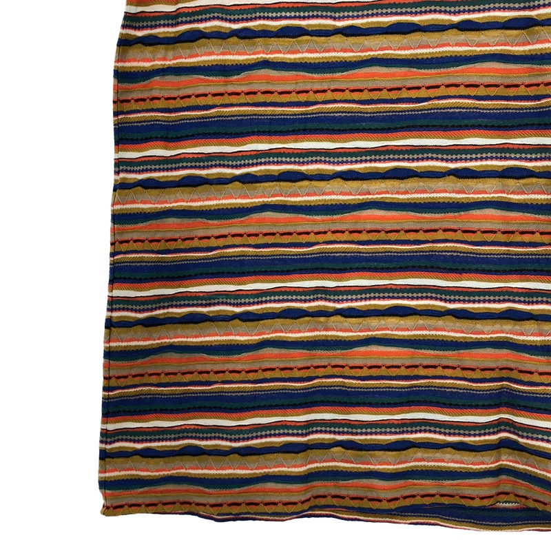 MISSONI / ミッソーニ | コットン マルチボーダー ノースリーブワンピース | 40 | レディース