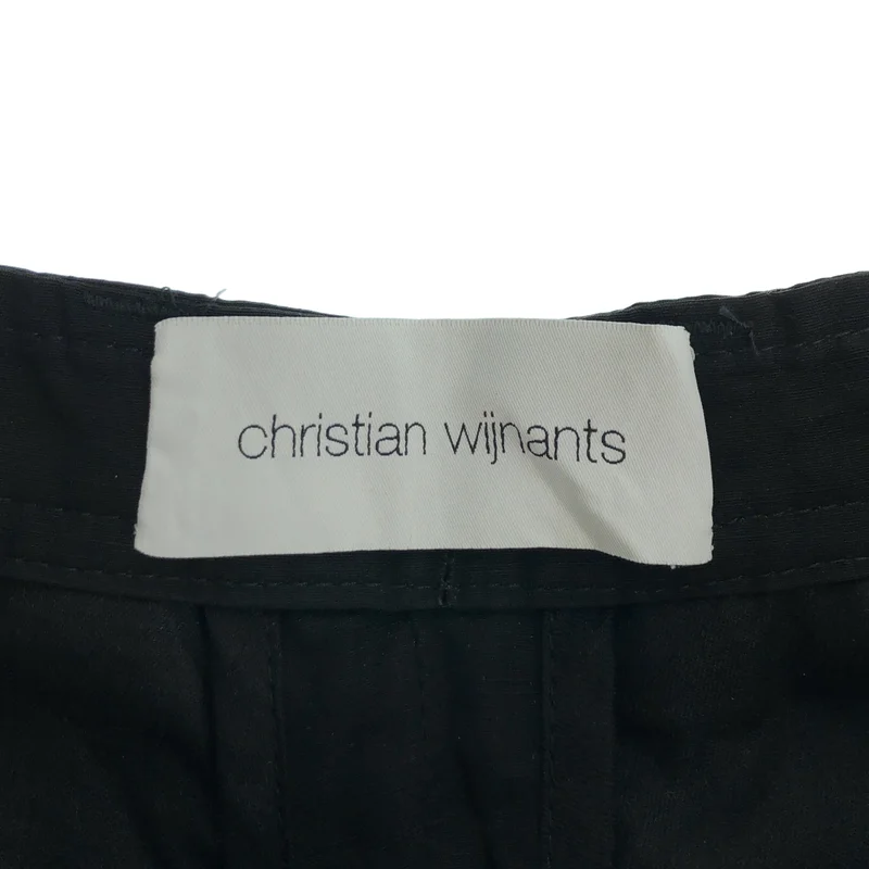 Christian Wijnants / クリスチャンワイナンツ | リネン混 2タック スラックスパンツ | 34 | レディース