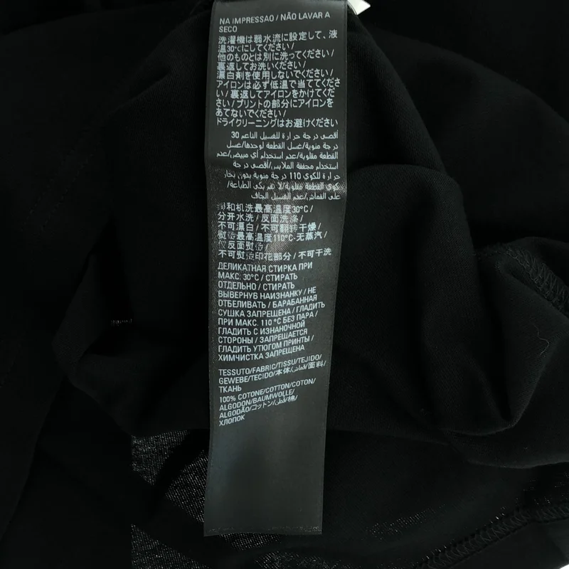 BALENCIAGA / バレンシアガ | コットン フロントロゴ クルーネック カットソー / 613969 | M | メンズ