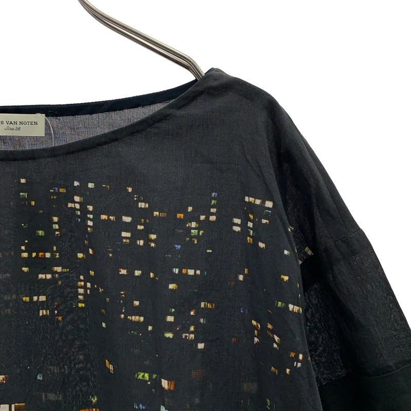 DRIES VAN NOTEN / ドリスヴァンノッテン | コットン 総柄 カットソー ブラウス | 38 | レディース