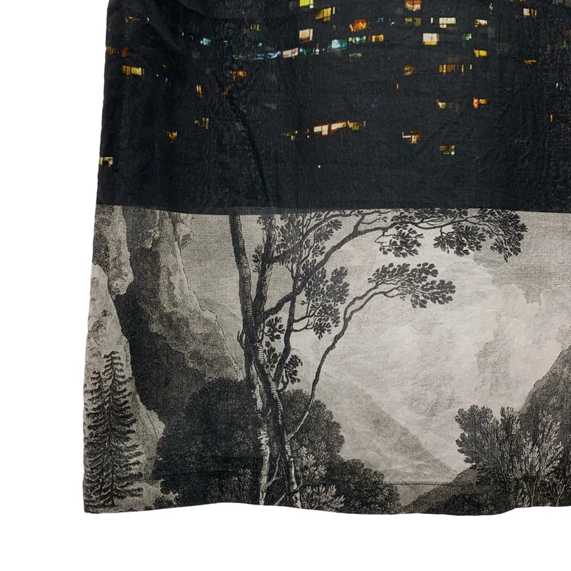 DRIES VAN NOTEN / ドリスヴァンノッテン | コットン 総柄 カットソー ブラウス | 38 | レディース