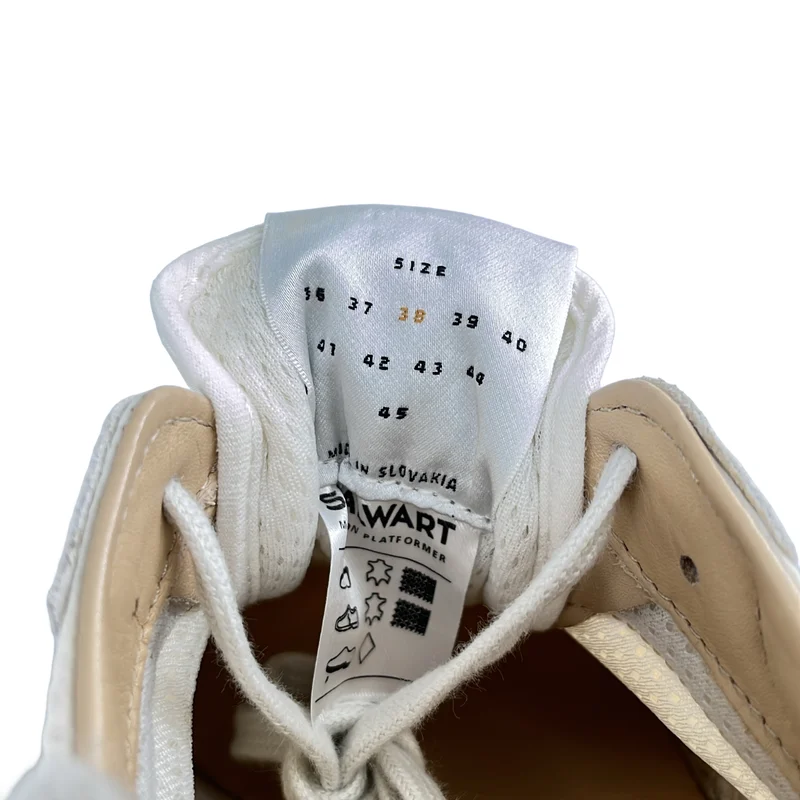 COMME des GARCONS COMME des GARCONS / コムコム | × SPALWART / ジャーマントレーナー シャークソール プラットフォームスニーカー | 38 | レディース
