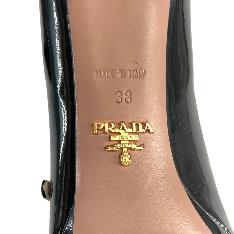 PRADA / プラダ | パテントレザー ハイヒール ポインテッドトゥパンプス | 38 | レディース