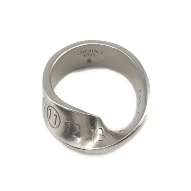 Maison Margiela / メゾンマルジェラ | ナンバリング ロゴ リング | 7