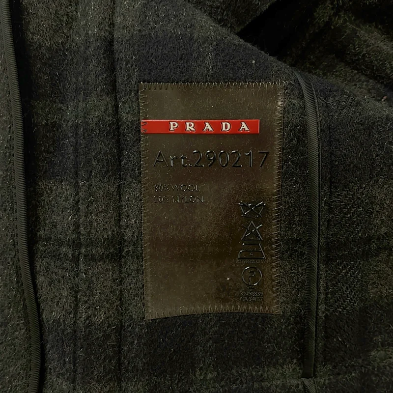 PRADA SPORT / プラダスポーツ | ウール ナイロン ダッフルコート | 38 | レディース