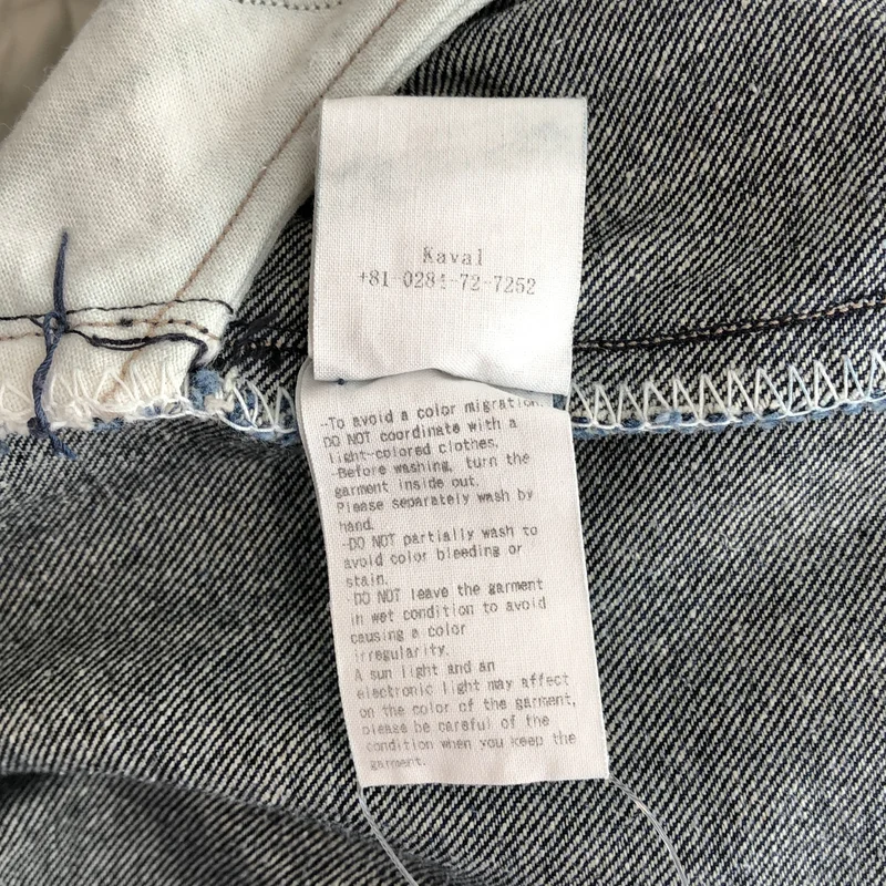 kaval / カヴァル | Denim Trousers テーパード デニムパンツ | S | メンズ