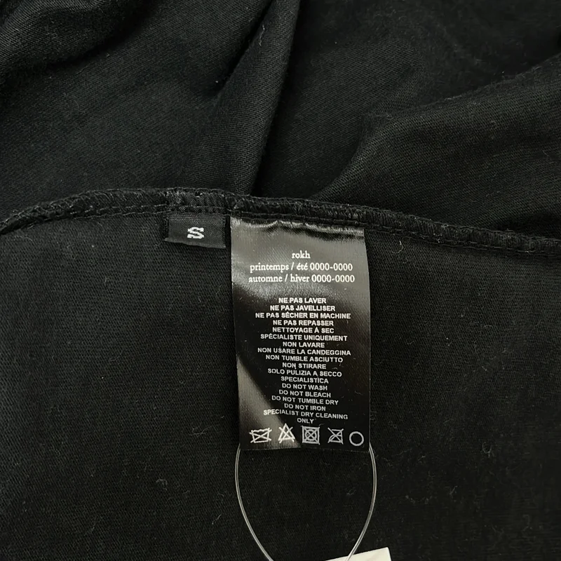 Rokh / ロック | レース 付け襟 ロゴ Tシャツ カットソー | S | レディース